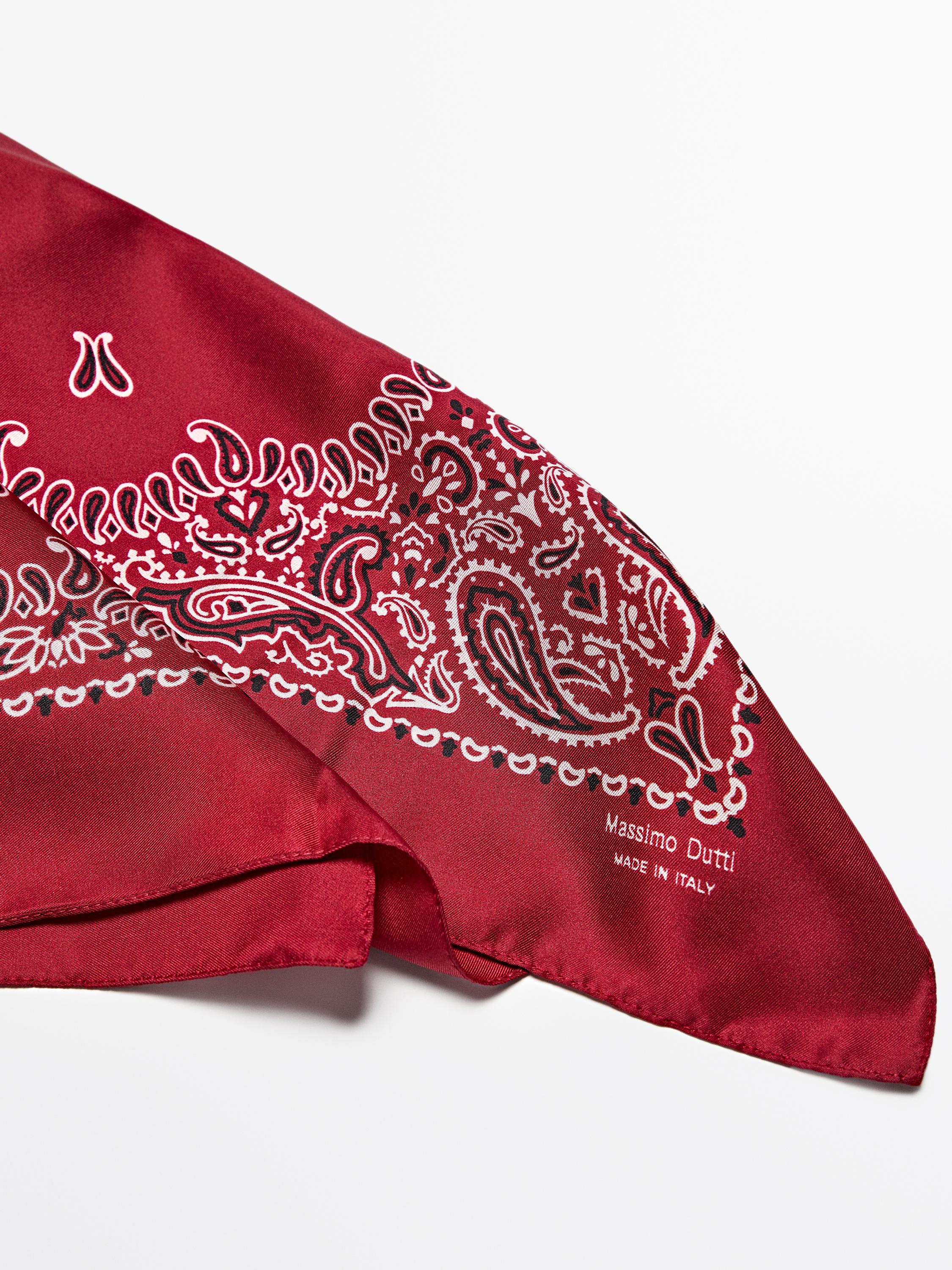 Foulard à imprimé cachemire